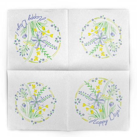 Servetele de masa festive Linclass - Happy Days / 40 x 40 cm / 50 buc [4]