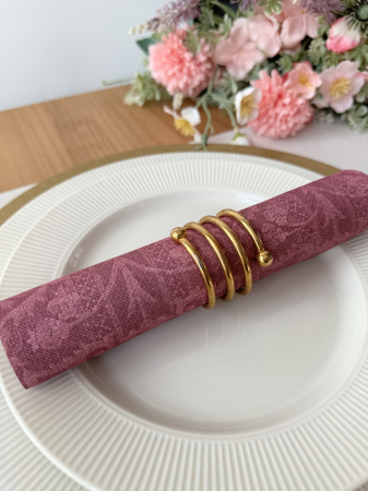 Servetele de masa festive Linclass - Jacquard (violet) / 40 x 40 cm / 12 buc [6]