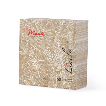 Servetele de masa festive Linclass - Kona (Bej) / 40 x 40 cm / 50 buc [1]