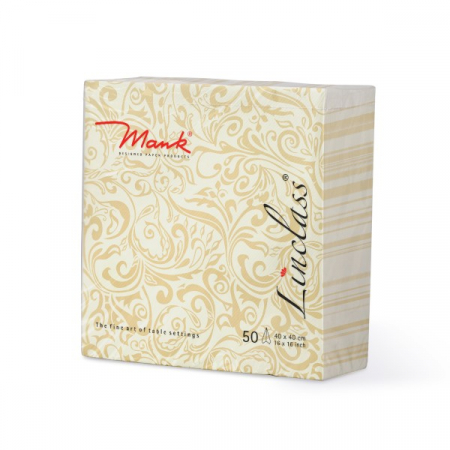 Servetele de masa festive Linclass - Lias (crem-bej) / 40 x 40 cm / 50 buc [4]