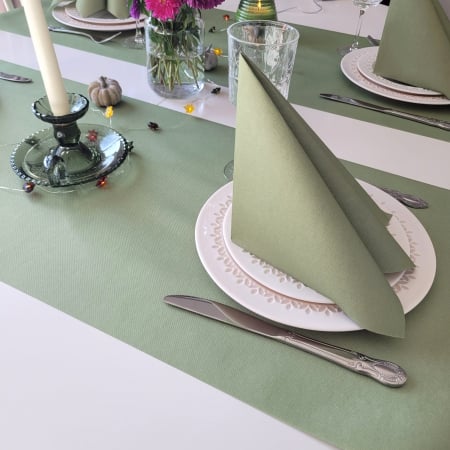 Servetele de masa FESTIVE - Servetele de masa festive Linclass - Olive (Masliniu)/ 40 x 40 cm / 50 buc
