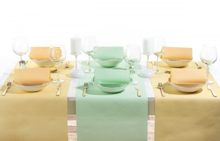 Servetele de masa festive Linclass - Pistachio (Verde Fistic) / 40 x 40 cm / 50 buc [1]