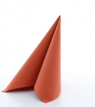 Servetele de masa festive Linclass Terracotta (Caramiziu) / 40 x 40 cm / 50 buc [4]