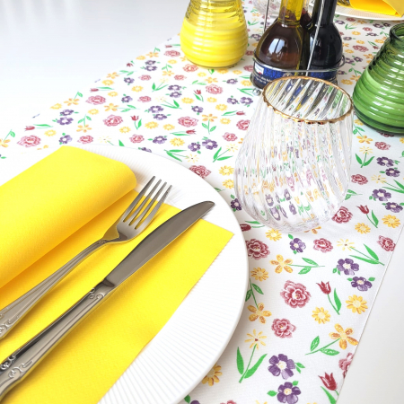 Servetele de masa festive Linclass - Yellow (Galben) / 40 x 40 cm / 50 buc [1]