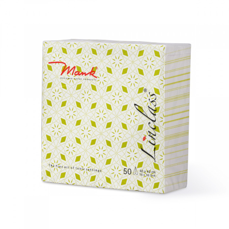 Servetele festive Linclass - Mia (verde crud) / 40 x 40 cm / 50 buc [2]