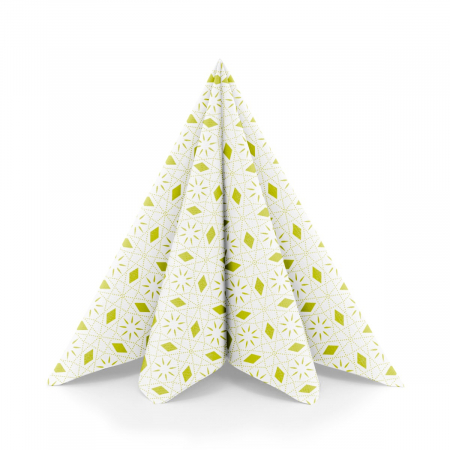 Servetele festive Linclass - Mia (verde crud) / 40 x 40 cm / 50 buc [1]