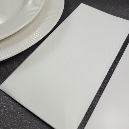 Servetele Linclass ultra calitative, albe, 40x40 cm, pliate 1/8, 12 buc [3]