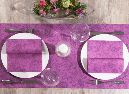 Set accesorii decorative masa festiva - servetele festive Linclass Liv, traversa de masa Linclass Liv [1]
