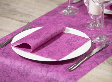 Servetele festive - VALENTINE'S DAY & DRAGOBETE - Set accesorii decorative masa festiva - servetele festive Linclass Liv, traversa de masa Linclass Liv