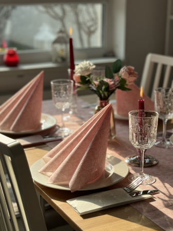 Set accesorii decorative masa festiva - servetele festive Linclass Mika, traversa de masa Linclass Mika [5]