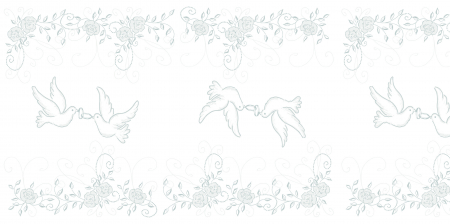 Traversa masa Linclass Wedding - Nunta (gri-argintiu) / 40 cm x 24 m / 1 rolă [2]