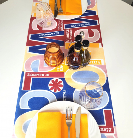 Traversa masa - Linclass Guests & Friends / 40x120 cm / Rola 20 bucati [1]