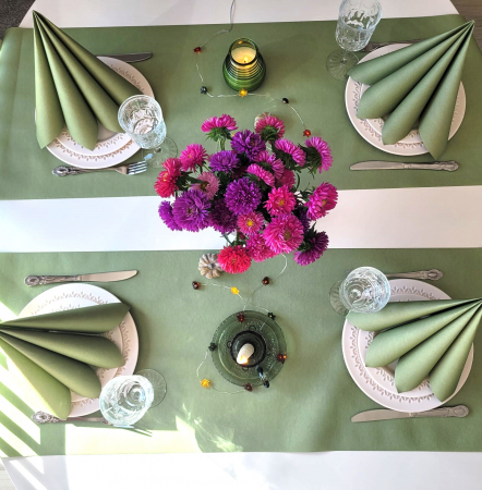 Traversa masa Linclass - Olive (Masliniu) / 40 cm x 24 m / 1 rola [1]