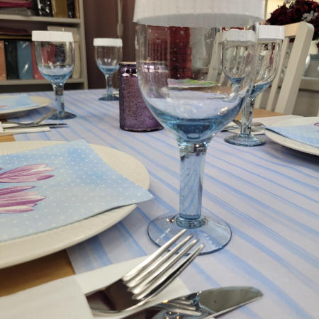 Traversa masa - Linclass Stripes (baby blue) / 40cm x 24 m / 1 rola [2]