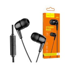 Căști cu Fir Hoco M97 Enjoy – Stereo, Microfon HD, 1.2m, Negru [1]