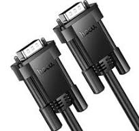 Cablu HOCO US11 – VGA (mascul) la VGA (mascul), HD 1080p, 1 m, Negru [1]