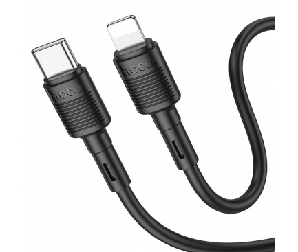 Cablu HOCO X83 – Type-C la Lightning, PD 20W, 2.4A, 1 m, Negru [1]