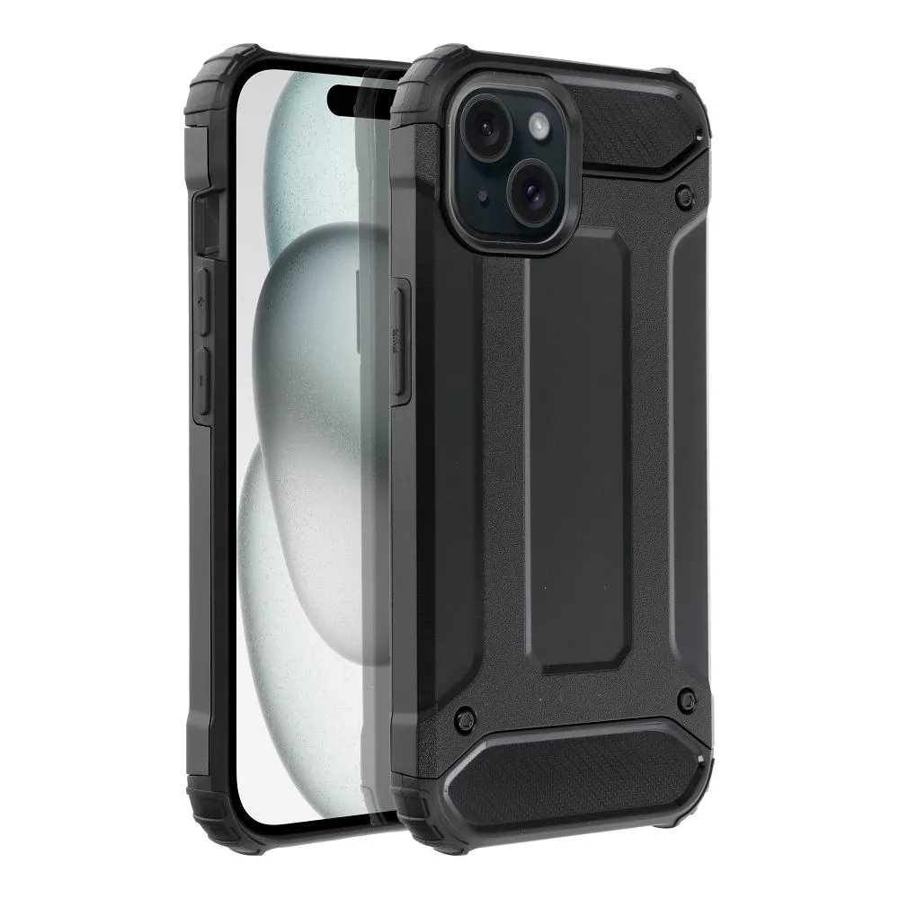 Carcasă ARMOR pentru IPHONE 15 neagră [1]