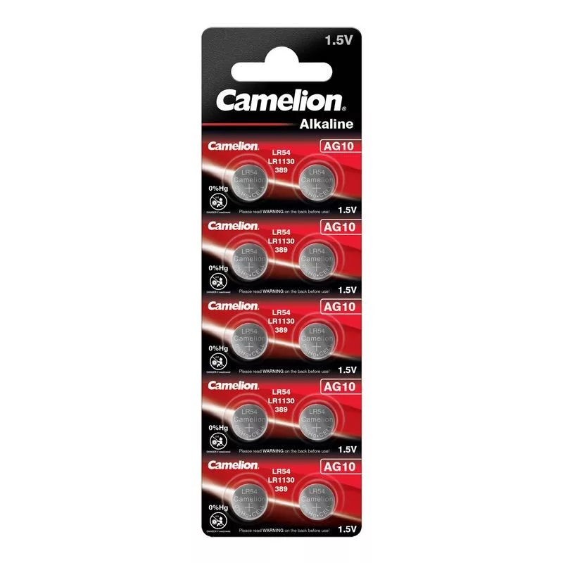 Baterie Camelion AG10 – Alcalină 1.5V (LR1130) [1]
