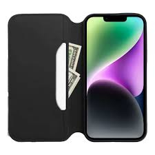 Husă Tip Carte DUAL POCKET Book pentru Samsung S24 – Negru, Spațiu Carduri [1]