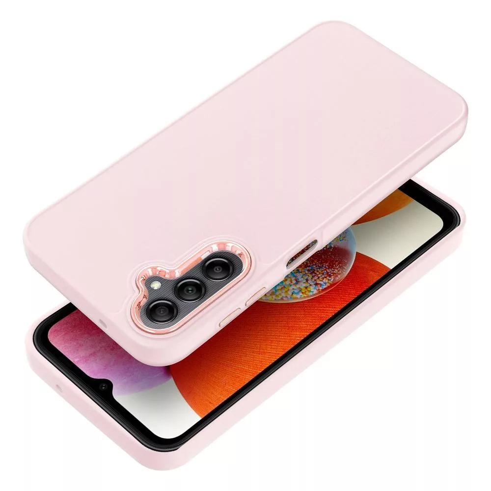 Husă FRAME roz pudrat pentru Samsung Galaxy A14 4G / 5G – Protecție elegantă cu design soft-touch [1]