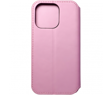 Husă Tip Carte DUAL POCKET pentru Samsung A16 – Roz Deschis, Cu Spațiu pentru Carduri [1]