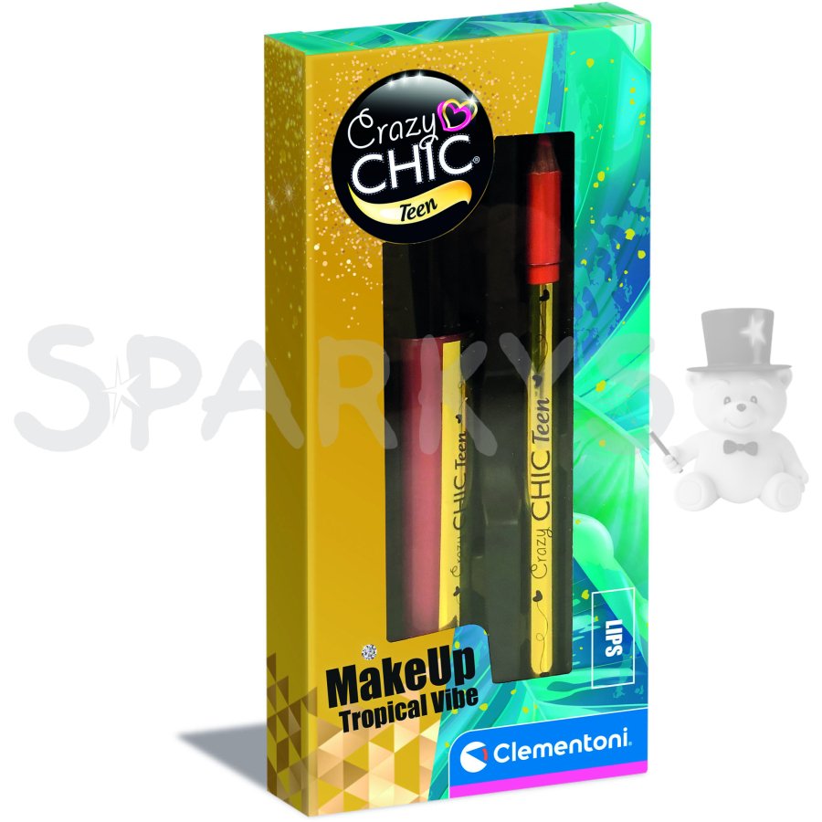 Crazy Chic Tropical – Gloss de Buze și Creion de Contur pentru Buze Clementoni [1]