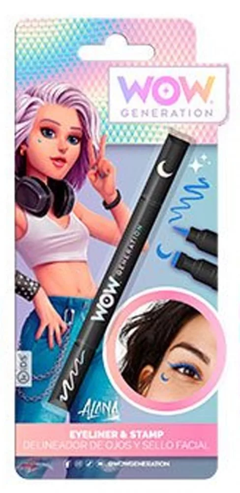 WOW Generation – Set de Tuș Albastru pentru Ochi și Ștampilă [1]
