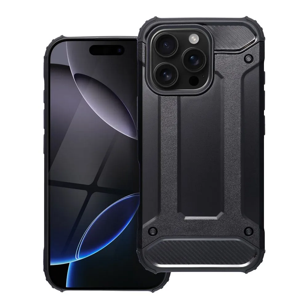 Husă Armor pentru iPhone 16 Pro – Negru [1]