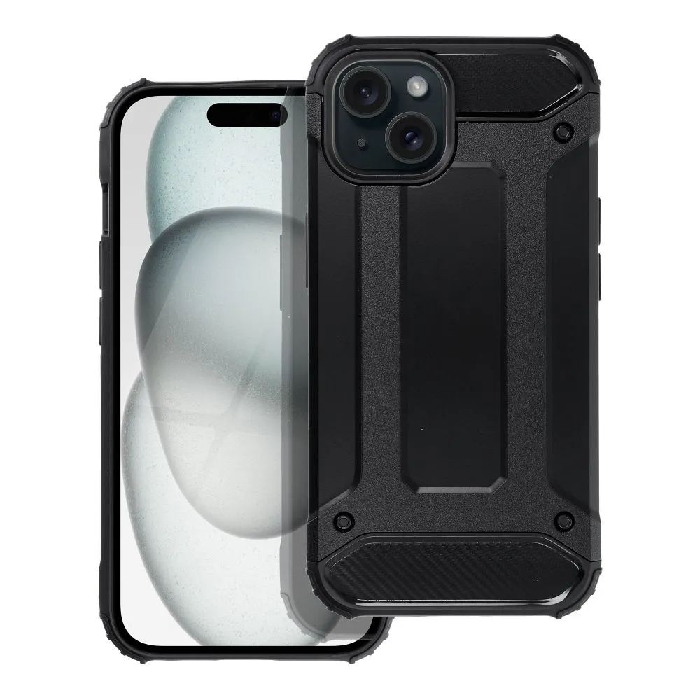 Carcasă ARMOR pentru IPHONE 15 neagră [2]