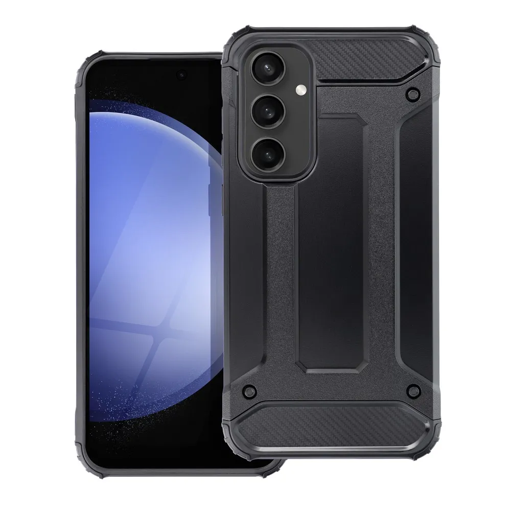 Carcasă ARMOR pentru Samsung S23 FE – Neagră, Rezistentă la Șocuri [1]
