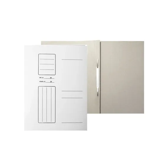 Dosar Carton cu Șină ECADA – Format A4, Prindere Metalică [1]