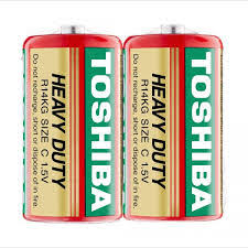 Baterie Toshiba R20 Zinc-Carbon 1,5V tip D [1]