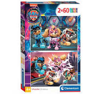Patrula Cățelușilor Mighty Puzzle Clementoni, 2x60 piese [1]