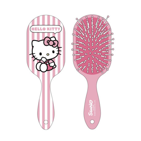 Hello Kitty Stripes – Perie de Păr pentru Copii, 20 cm, Sanrio Cerda Animation [1]