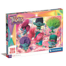 Trolii Rhythm in the Clouds Puzzle Clementoni, 180 de piese [1]