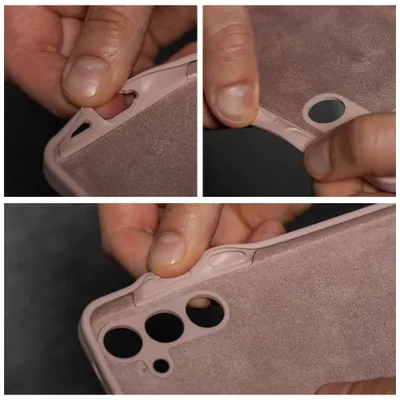 Husă SILICONE 2mm sand pink pentru Samsung Galaxy A54 5G – protecție delicată în tonuri pastelate [3]