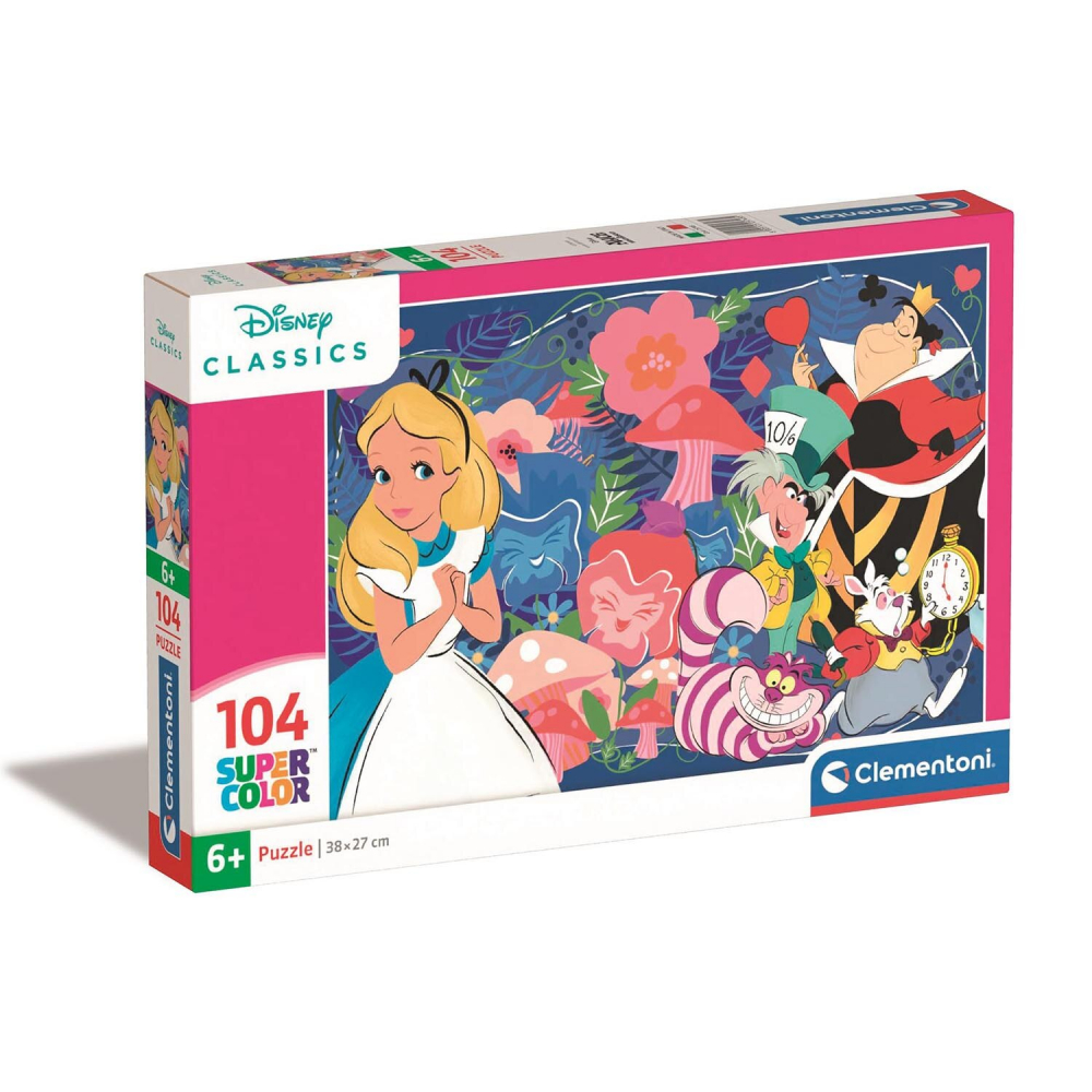 Alice în Țara Minunilor – Looking Glass Puzzle Clementoni Disney 104 piese [1]