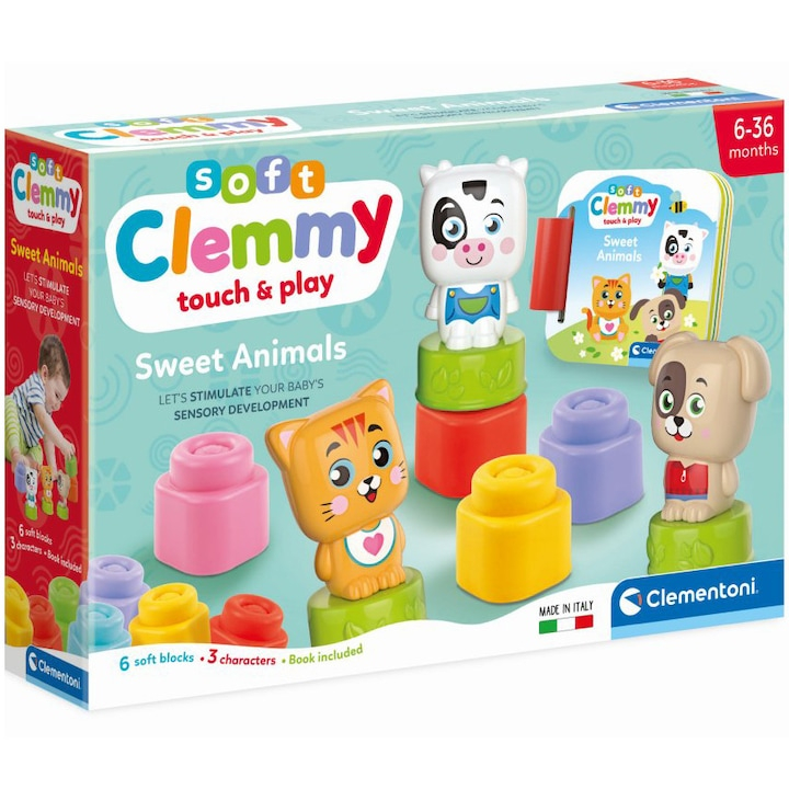 Animale Clemmy – Set de Joc Moale Clementoni [1]