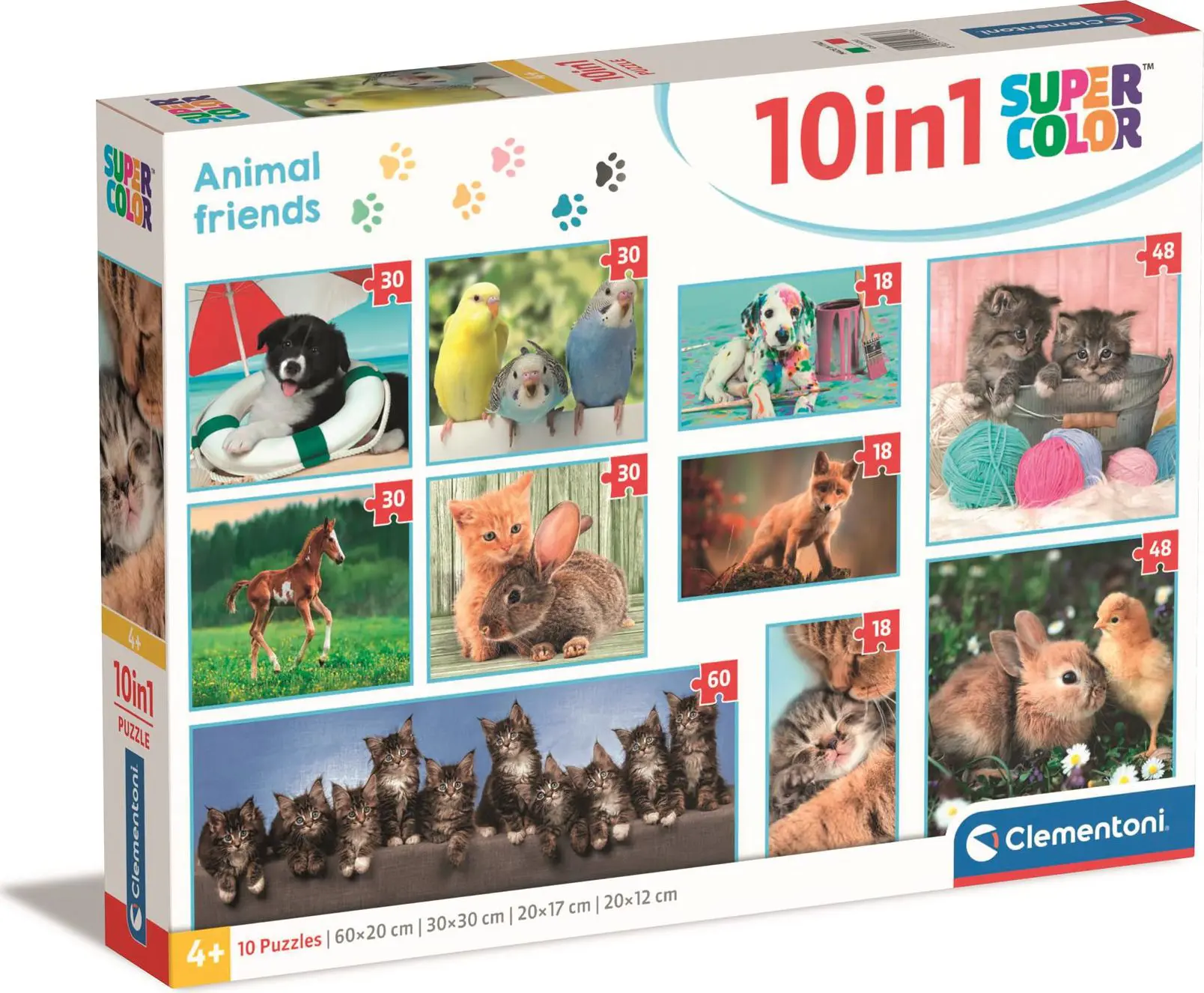 Animale Friends – Puzzle 10 în 1 Clementoni [1]