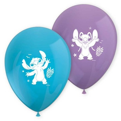 Balon foil Disney „Angel & Stitch” – set decorativ roz și albastru [1]