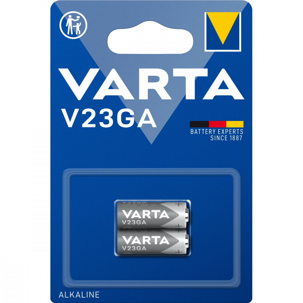 Baterie Alcalină Varta V23GA 12V – Set 2 Bucăți [1]