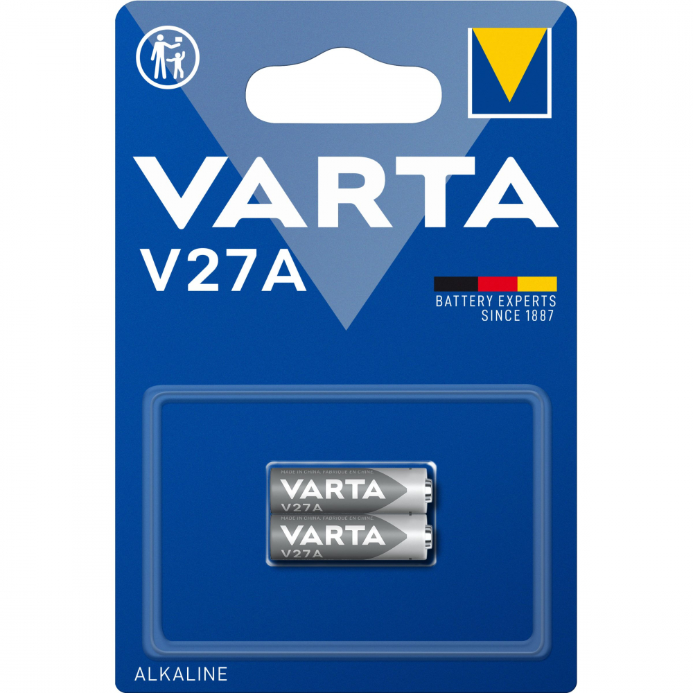 Baterie Alcalină Varta V27A 12V – Set 2 Bucăți [1]