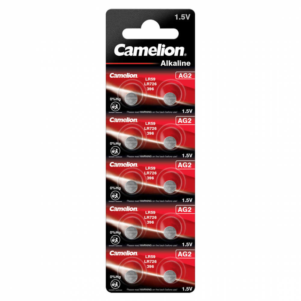 Baterie Camelion AG2 – Alcalină 1.5V (LR726) [1]