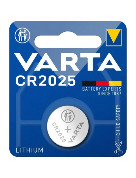 Baterie Varta CR2025 – 3 V Lithium Coin Cell, 165 mAh [1]