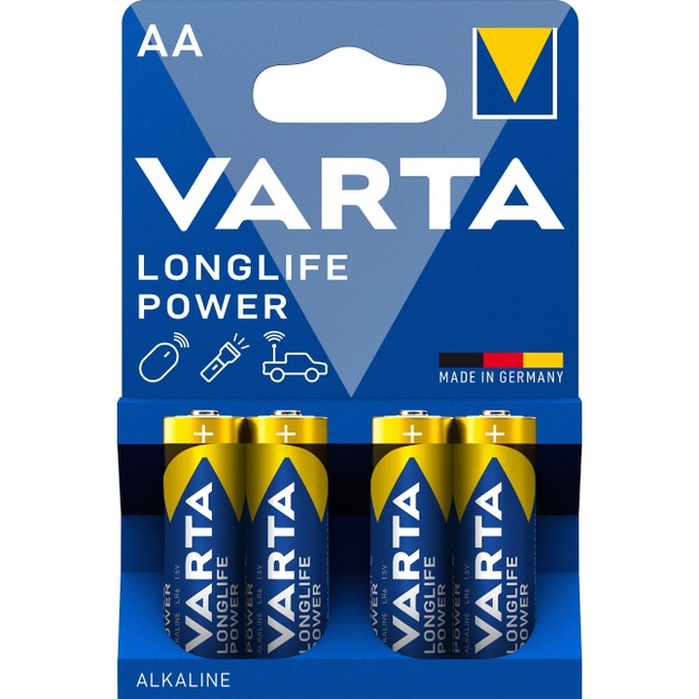 Baterii Alkaline Varta R6 AA Longlife Power [1]
