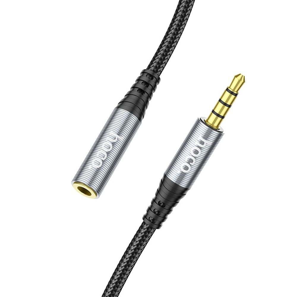 Cablu AUX Hoco Jack 3.5 mm Male la Jack 3.5 mm Female, UPA20, 2 m, Negru [4]