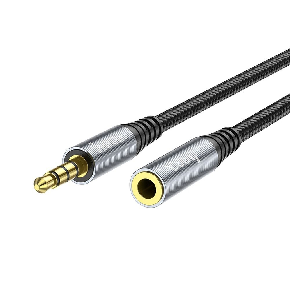 Cablu AUX Hoco Jack 3.5 mm Male la Jack 3.5 mm Female, UPA20, 2 m, Negru [5]