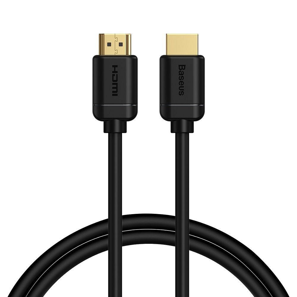 Cablu HDMI Baseus 1m, 4K 60Hz, HDMI 2.0, Negru – Performanță Ultra HD compactă [1]