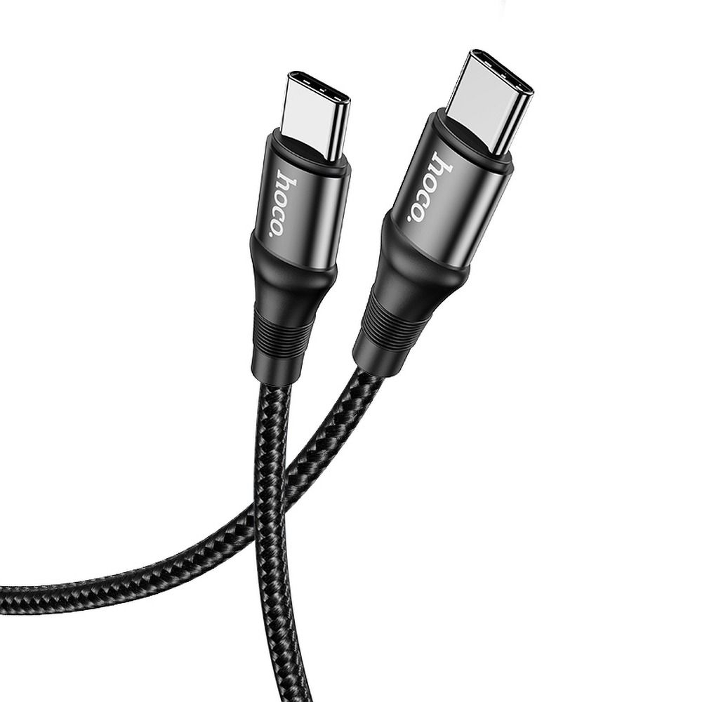 Cablu Hoco Type-C la Type-C PD 5A 100W X50 1m Negru [4]